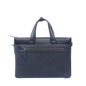 SAINTJOY/上久楷 男士宋锦公文包 黑色战国策 BMS18A1001