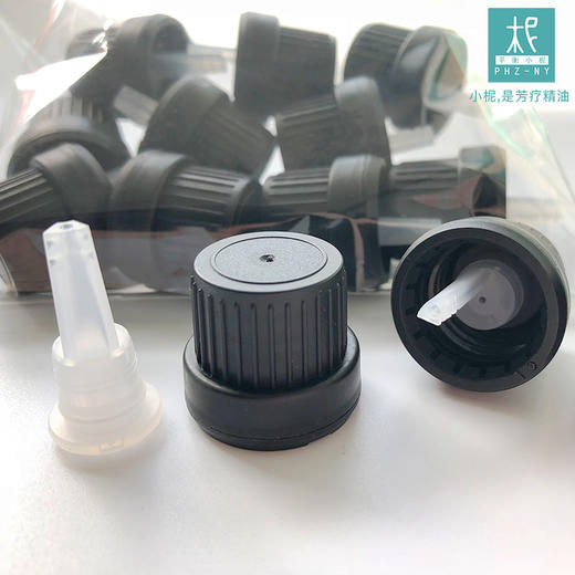 平衡小柅  精油瓶大头盖+滴头内塞 防盗大头盖  优质pp滴头 商品图3