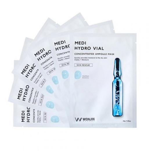 〖韩国〗原辰WonjinEffect 透明质酸安瓶氨基酸补水面膜10片/盒 商品图1