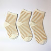 小亘 天然彩棉条纹童袜4双装 商品缩略图3
