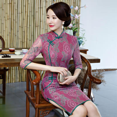 QD 20167  中式旗袍裙新款 商品图2