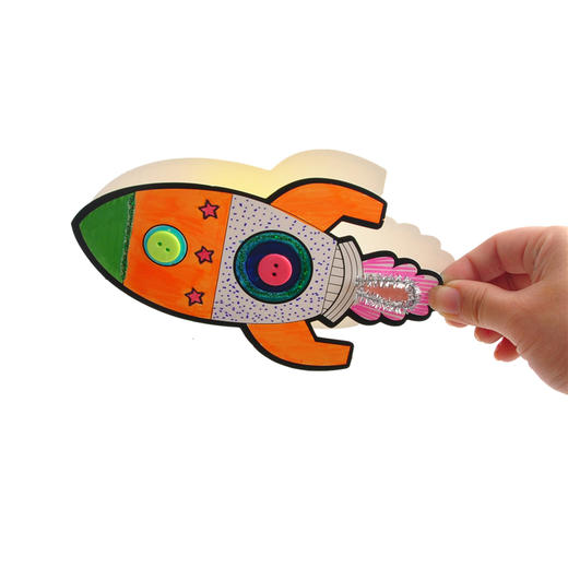 幼儿园课堂手工DIY创意手工，火箭飞上天材料包 商品图11