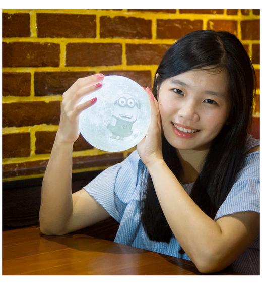 [中秋节礼物]月球灯月亮灯创意台灯床头灯LED装饰灯小夜灯 商品图4