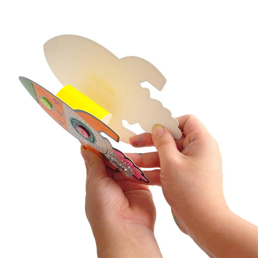 幼儿园课堂手工DIY创意手工，火箭飞上天材料包 商品图12