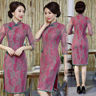 QD 20167  中式旗袍裙新款 商品图3