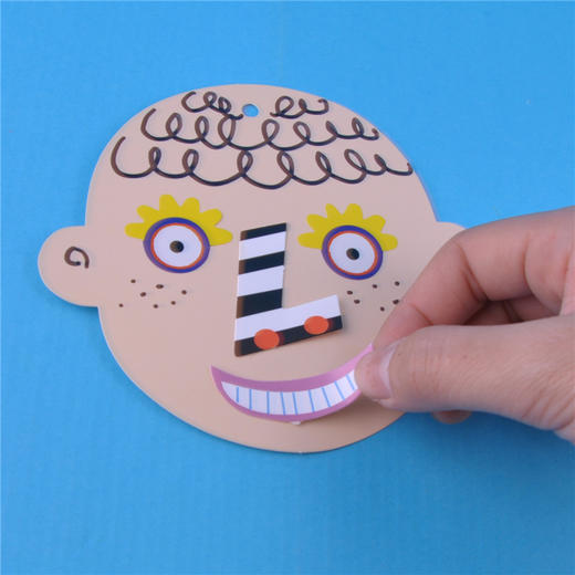 幼儿园课堂手工DIY创意手工，五官认识材料包 商品图6