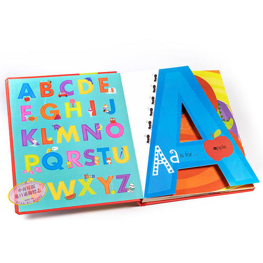 英文原版 My Awesome Alphabet Book ABC 儿童字母启蒙书 纸板书 3D立体 字母书 认知启蒙英文启蒙 幼儿 0-3岁 字母大卡书 商品图1