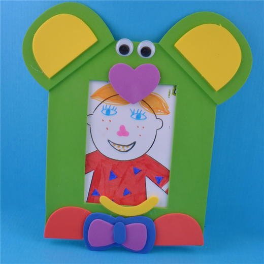 EVE动物相框材料包 幼儿园课堂手工DIY创意手工 商品图5