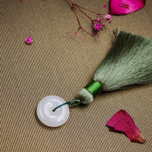 和田玉（羊脂玉）平安扣挂件 商品图3