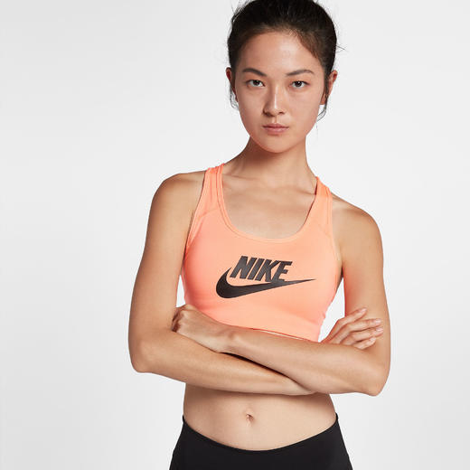 Nike耐克女款工字运动文胸 - 中强度支撑，稳固防震 商品图2