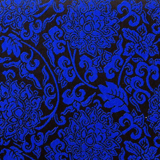 SAINTJOY/上久楷 女士宋锦拎包 缠枝纹 蓝色  红色 黑色 BWS16A0901 商品图4