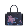 SAINTJOY/上久楷 女士宋锦拎包 深蓝粉牡丹  深蓝色牡丹 BWS17A0901 商品缩略图0