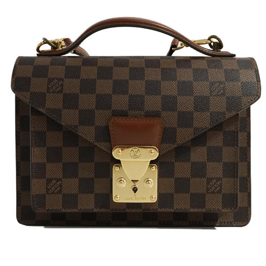 lv棋盘格邮差包