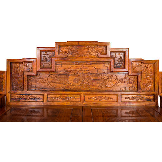 香枝木秀色江南大床3件套101104602