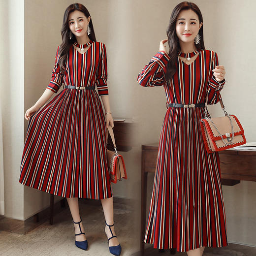 夏季长袖潮流简约连衣裙cs-hszm1801-1 - 美衣聚品女装旗舰店