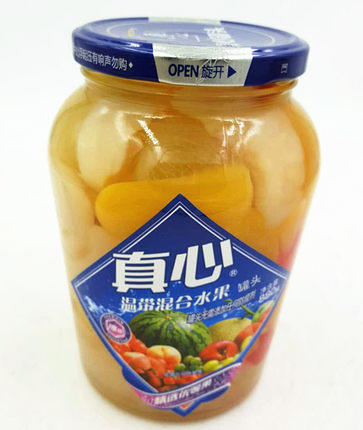 真心热带混合水果罐头880g 商品图0
