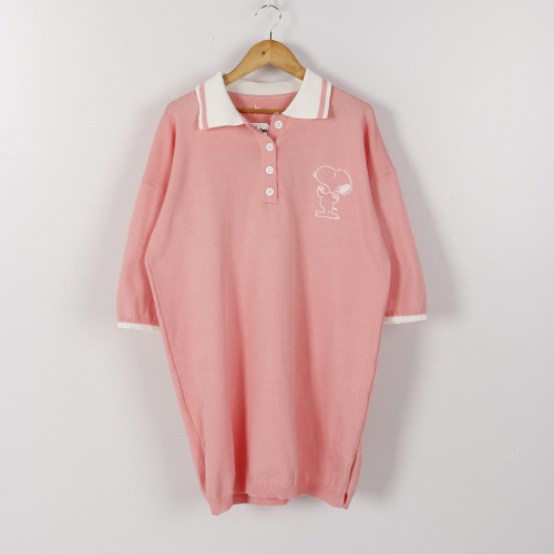 粉色短袖t恤女夏翻领修身百搭学院风针织polo衫上衣E49