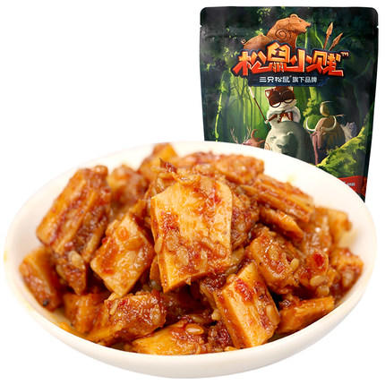 三只松鼠松鼠小贱麻辣味牛板筋120g 商品图0