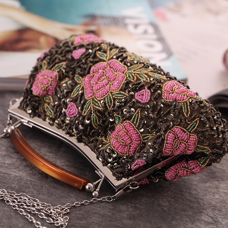 k628904月光花珠绣配旗袍的包包