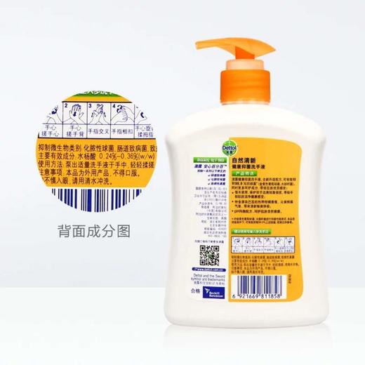 滴露自然清新健康抑菌洗手液500g送300g补充装 商品图3
