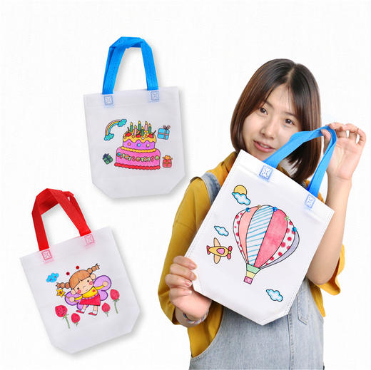 幼儿园课堂手工DIY创意手工，手工彩绘袋材料包 商品图13