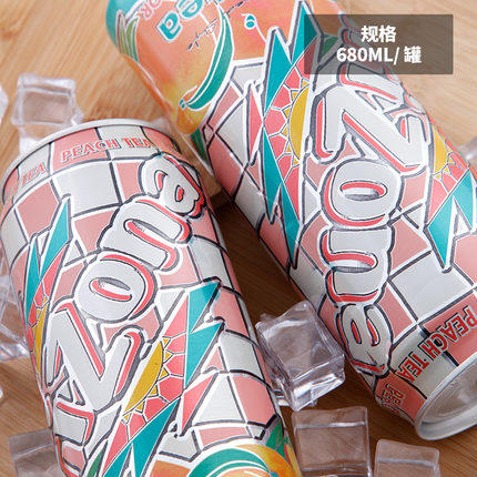亚利桑那冰茶果味饮料香桃味680ml 商品图2