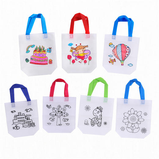 幼儿园课堂手工DIY创意手工，手工彩绘袋材料包 商品图0