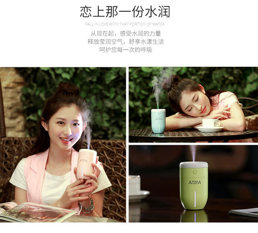 【家用电器】创意新款镜头香薰加湿器静音空气清新香味喷雾 商品图6