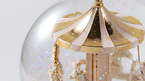 旋转木马音乐盒送给情人最好的礼物呵护爱人心底童梦