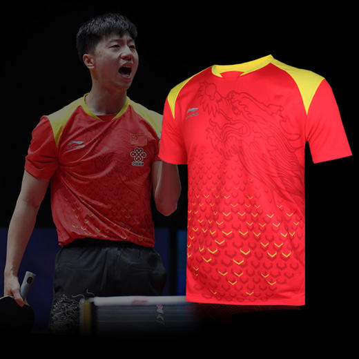 LINING李宁 2018世乒赛 中国乒乓队赛服 乒乓短袖 T恤 上衣 国球汇 商品图7
