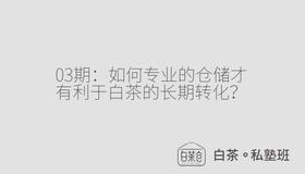 白茶私塾班03期:如何保存白茶更适合其长期转化？