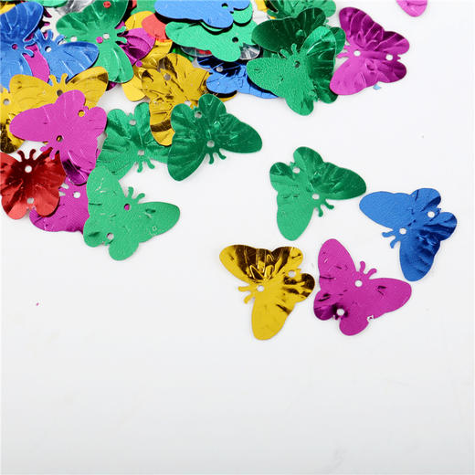 幼儿园课堂手工DIY创意手工，蝴蝶亮片混色装材料包 商品图6