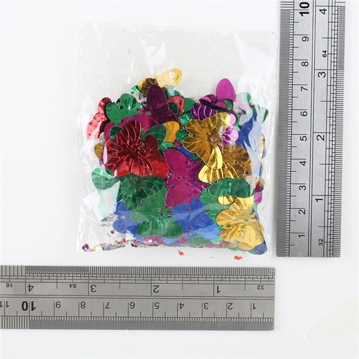 幼儿园课堂手工DIY创意手工，蝴蝶亮片混色装材料包 商品图1