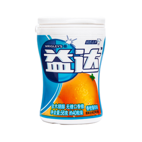 益达无糖口香糖香橙薄荷味56g