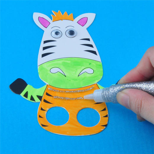 幼儿园课堂手工DIY创意手工，动物手指偶材料包 商品图7