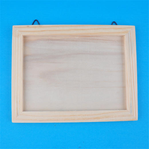 幼儿园课堂手工diy创意手工白坯木相框材料包