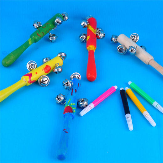 MEIKE美可【彩绘手摇铃】节日创意幼儿园手工制作美可diy推荐 商品图6