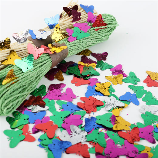 幼儿园课堂手工DIY创意手工，蝴蝶亮片混色装材料包 商品图0