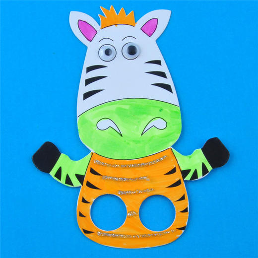 幼儿园课堂手工DIY创意手工，动物手指偶材料包 商品图10