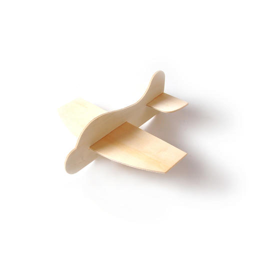 幼儿园课堂手工DIY创意手工，白胚木质飞机材料包 商品图3