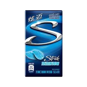 炫迈炫动薄荷味无糖口香糖50.4g