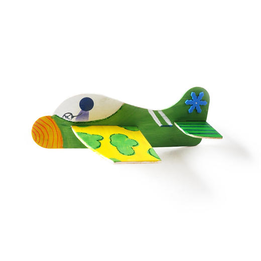 幼儿园课堂手工DIY创意手工，白胚木质飞机材料包 商品图4