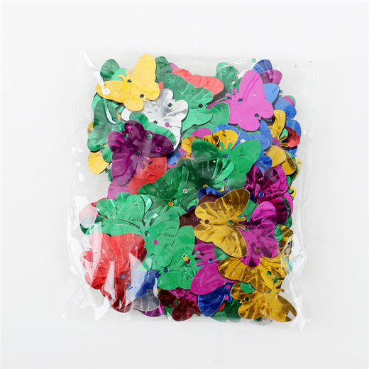 幼儿园课堂手工DIY创意手工，蝴蝶亮片混色装材料包 商品图4