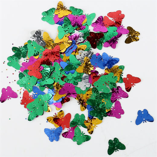 幼儿园课堂手工DIY创意手工，蝴蝶亮片混色装材料包 商品图5