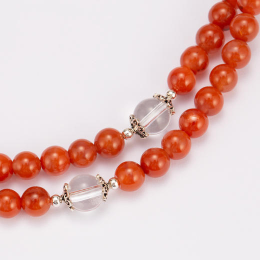 醍醐 南红玛瑙 银铃铛 佛珠 手串 毛衣链 商品图2