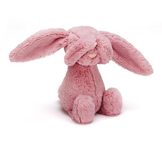 jellycat害羞粉色郁金香网红邦尼兔柔软毛绒安抚玩具公仔31cm