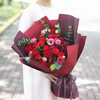 醉酒探戈丨19朵/33朵/52朵  红玫瑰红蔷薇混合花束 商品缩略图0