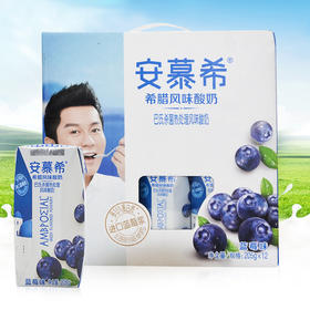 伊利安慕希希腊酸奶蓝莓味205克12盒装