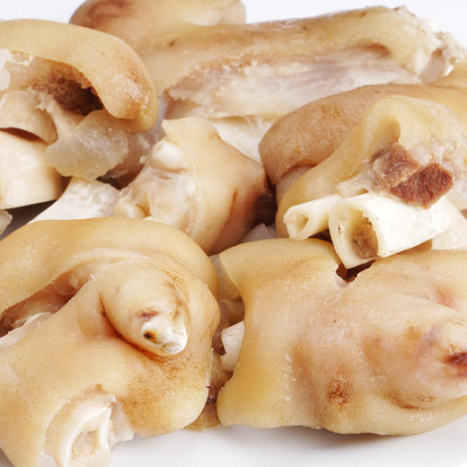 有机猪蹄1个手工和最后火焰去毛部分有毛根真空后有一定的味道介意慎重拍 商品图6