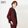 IWY/ 酒红色西装长裤套装CP307 商品缩略图5